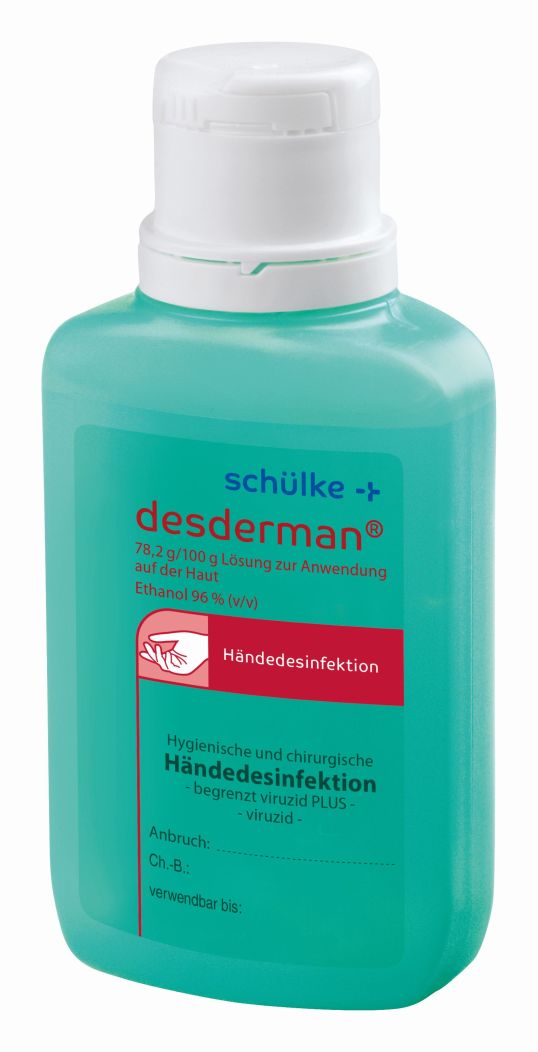DIN A4 Aushang - 6 Schritte der Händedesinfektion